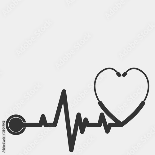 stethoscope heart pulse