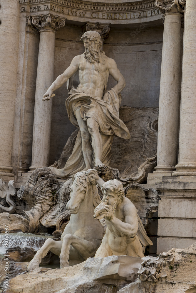 Italien, Rom, Trevi Brunnen