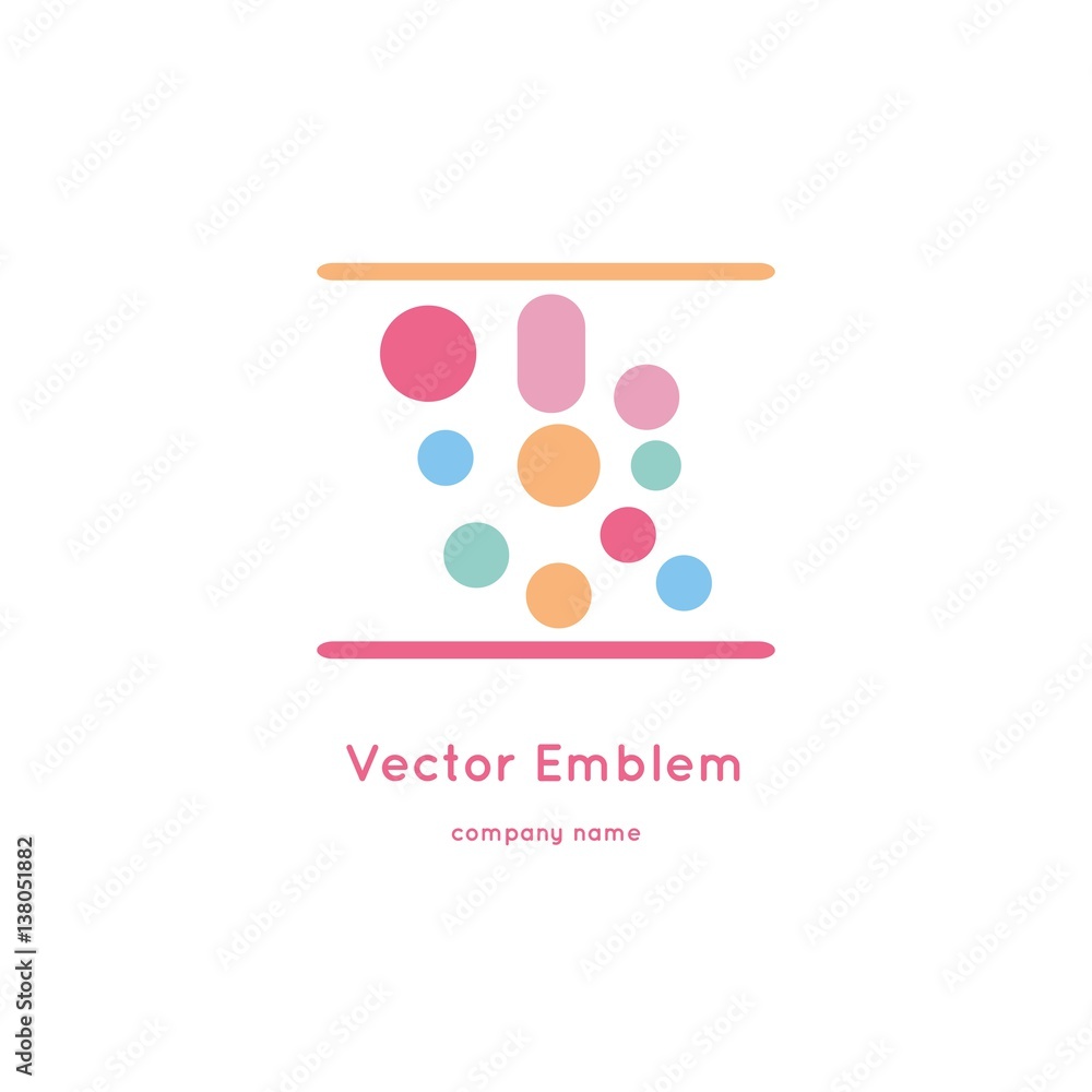 Beautiful logo for your company. Mark, emblem, element. Vector icon. Beautiful logo for your company. Mark, emblem, element. Vector icon.