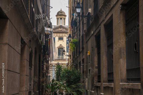 Barcelona city street