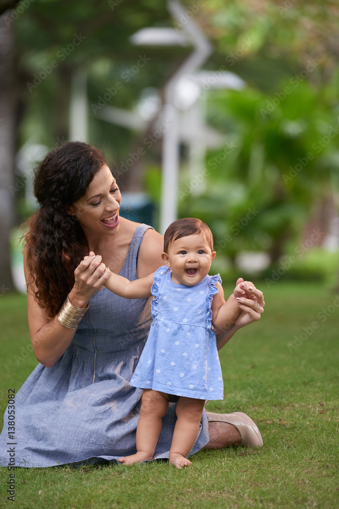 Playing with daughter Playing with daughter