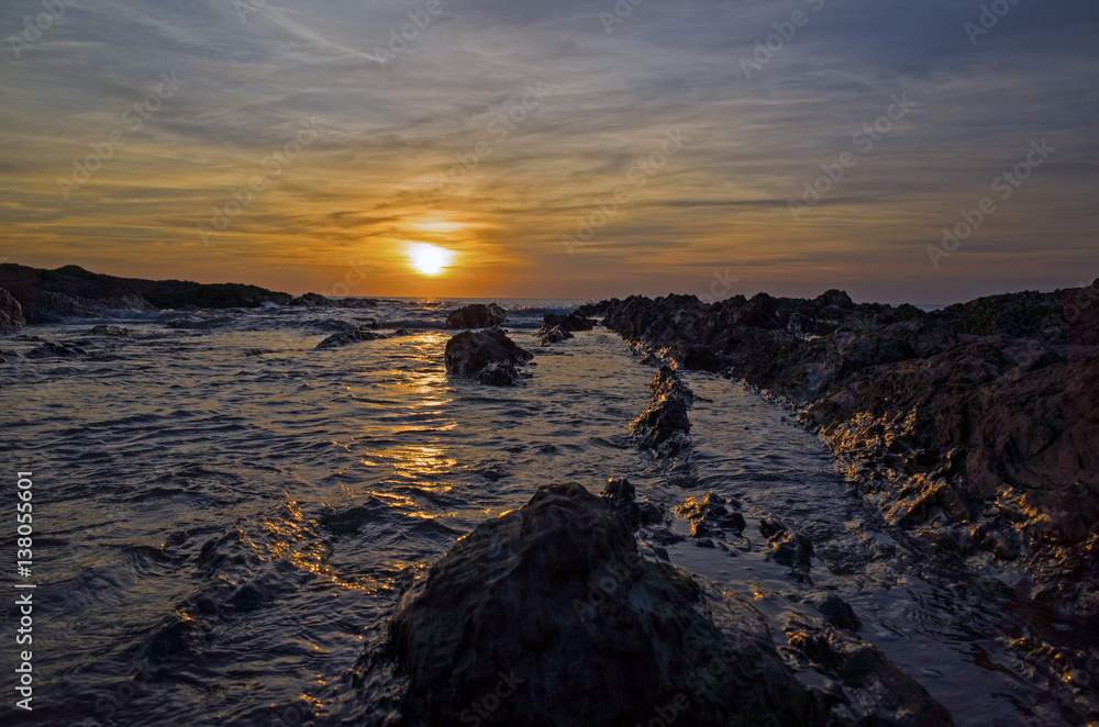 Fototapeta premium Croyde Beach Sunset