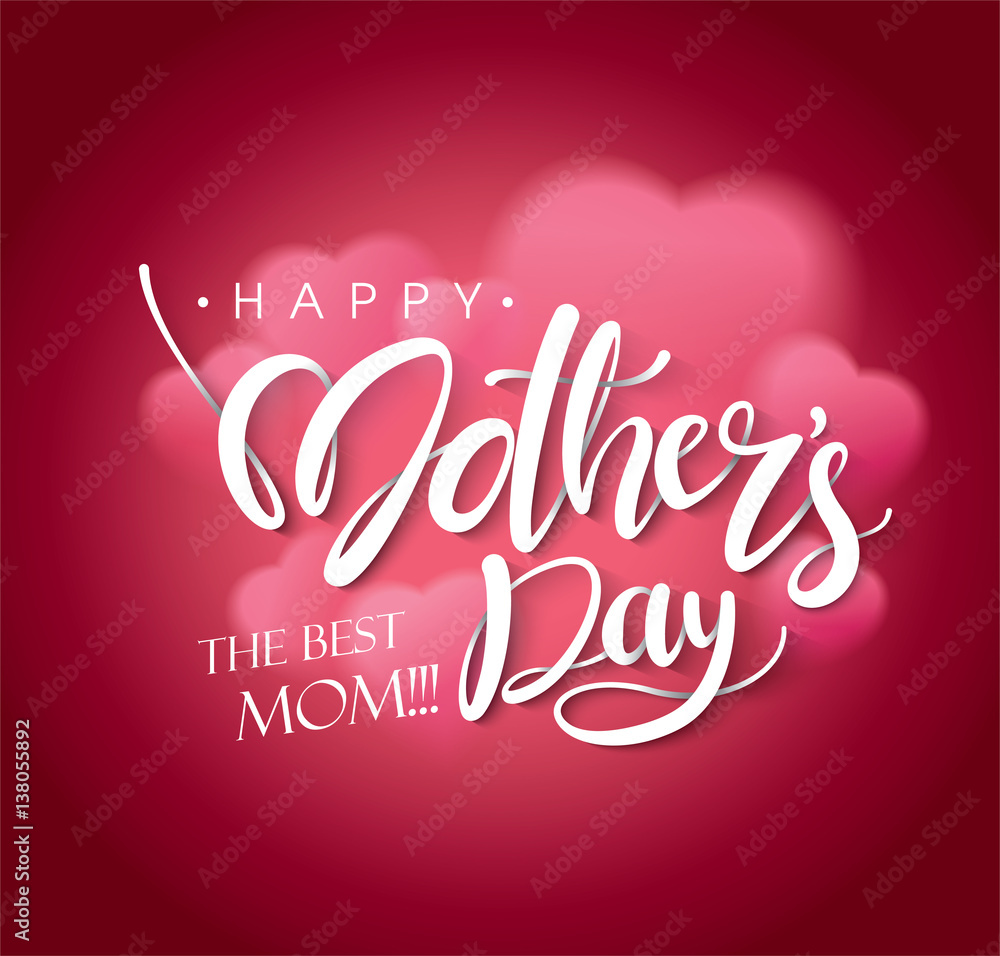 Happy Mother's Day Calligraphy Background