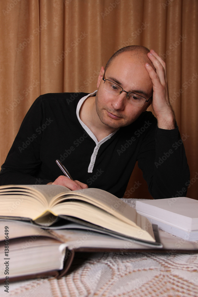 Man learning Man learning