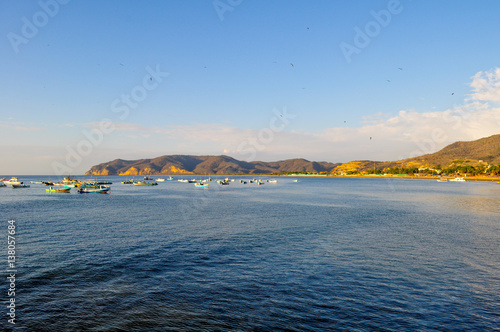 Puerto Lopez coast, Ecuador photo