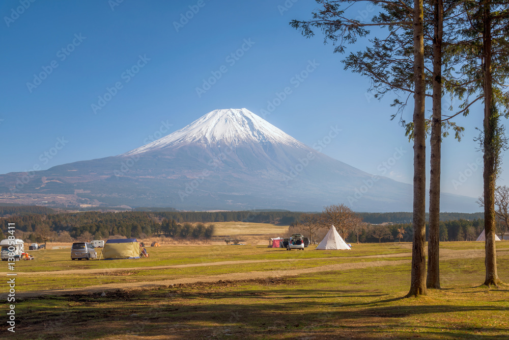 Fumotoppara Camp Mt Fuji Japan Stock Photo Adobe Stock