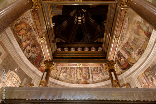 Art in the church of San Pietro in Vincoli, Rome. Michelangelo.