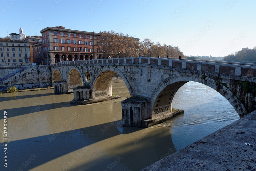 Bridges along the Tiber, Rome