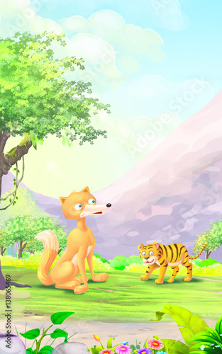 Fototapeta Naklejka Na Ścianę i Meble -  The king of the forest