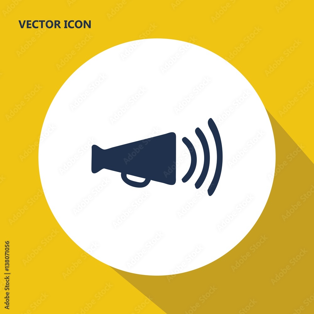 megaphone vector icon megaphone vector icon