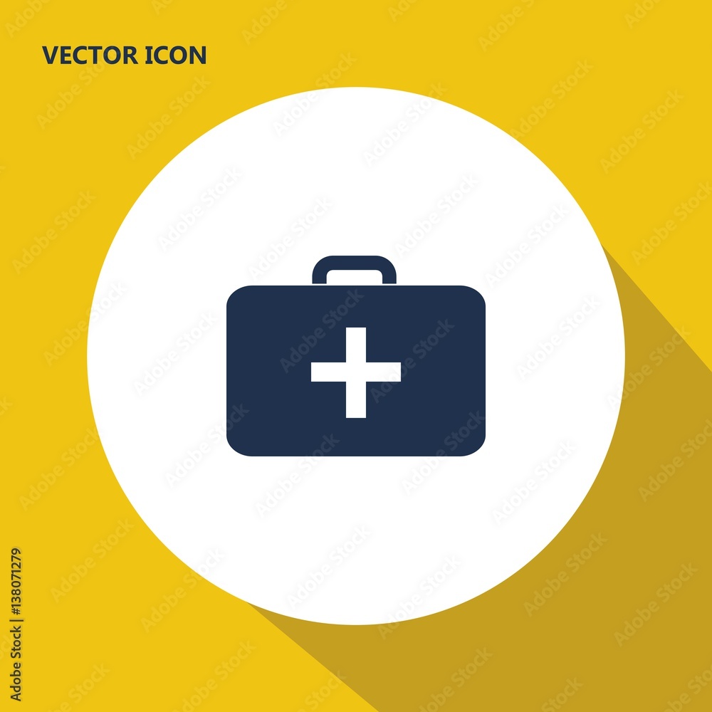 Fototapeta premium first aid vector icon