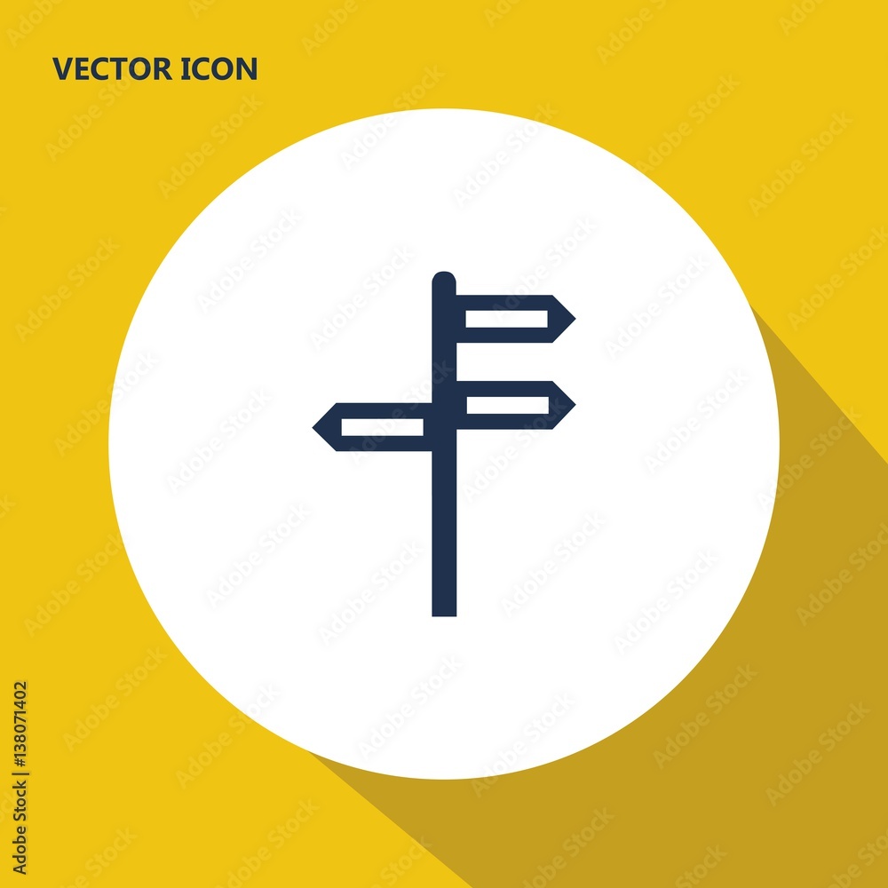 three-way direction arrow vector icon three-way direction arrow vector icon