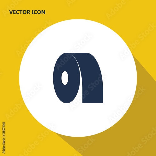 Foto toilet paper vector icon