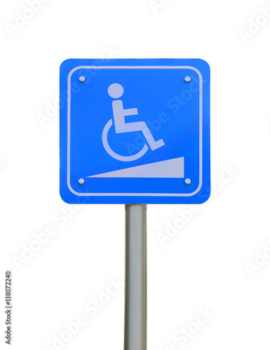 reserved parking sign for handicapped people,with wheelchair