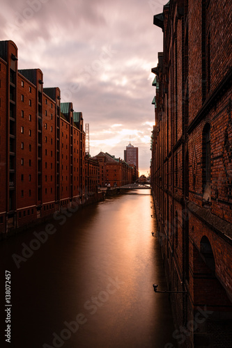 Bronzene Speicherstadt
