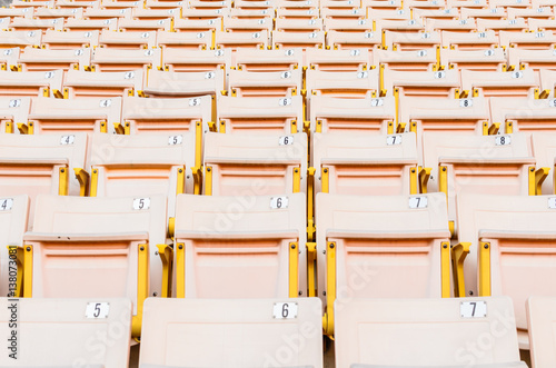 Light Orange Seat. photo