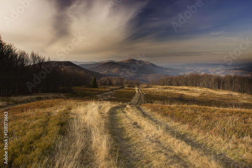 Mountains road.