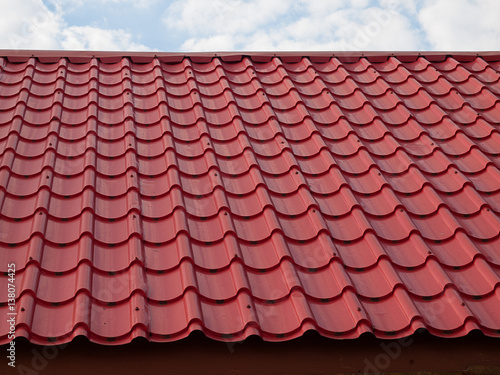 Red modern roof