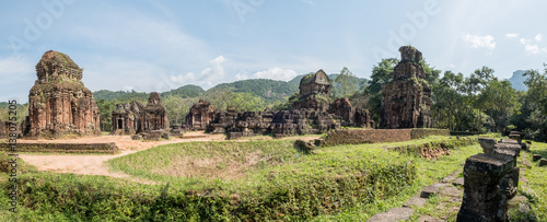 The My Son ruins in Vietnam photo