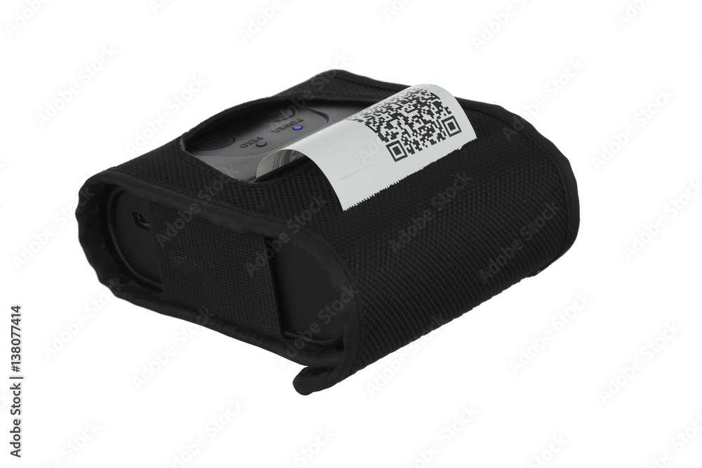 Black portable printer Black portable printer