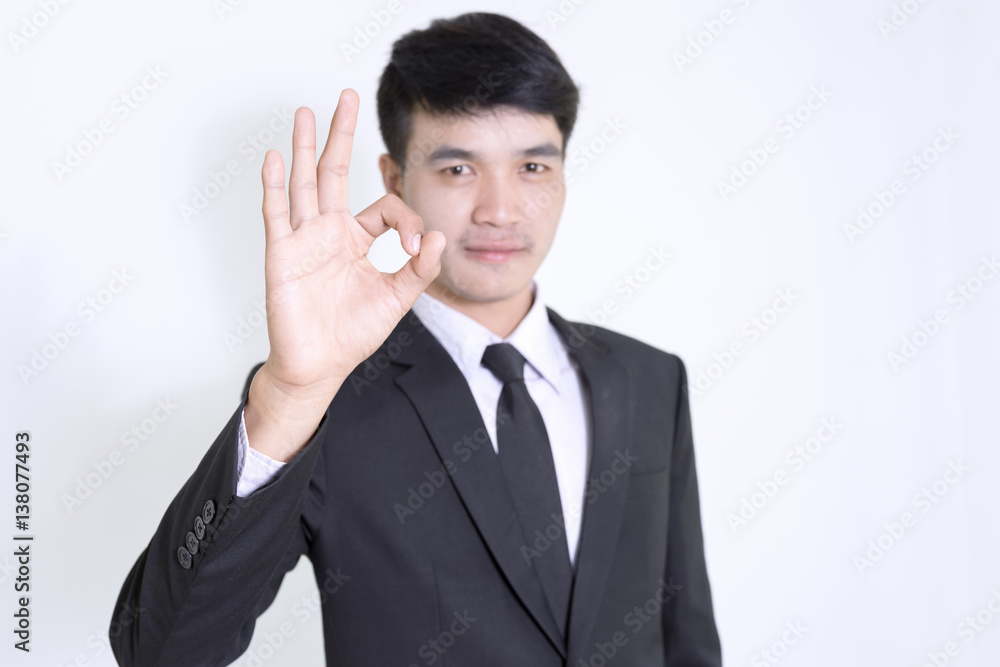 The young businessman in office / lectures / OK The young businessman in office / lectures / OK