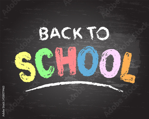 Back To School Chalk Sign