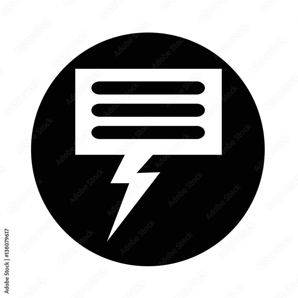 Speech bubble icon Speech bubble icon