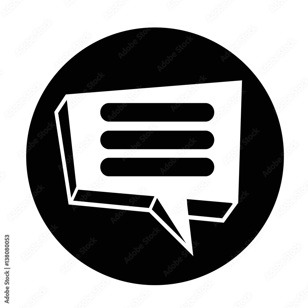 Speech bubble icon Speech bubble icon