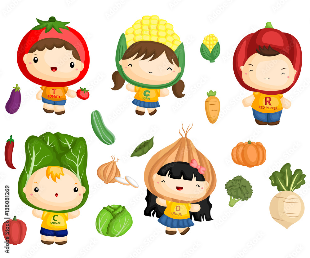 Vegetable Kids Vegetable Kids