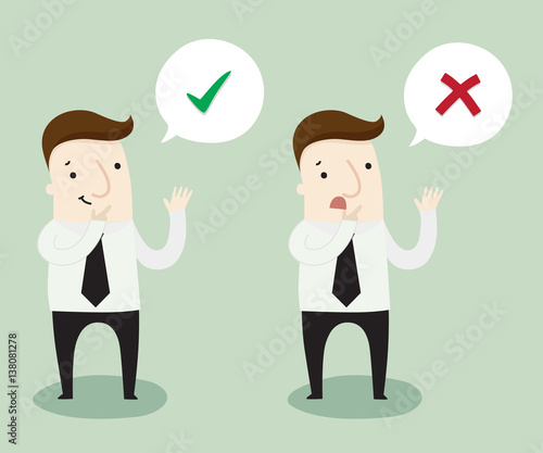 Think right or wrong by yourself