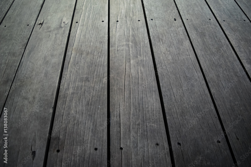 Outdoor wooden floor in park. Wood texture background Outdoor wooden floor in park. Wood texture background