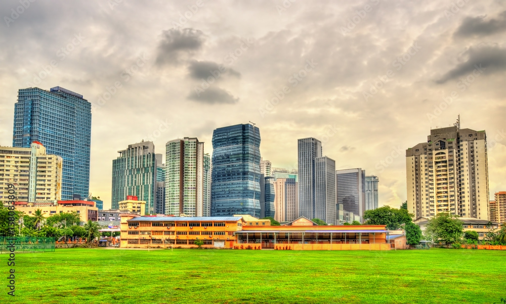 Downtown Kuala Lumpur skyline. Malaysia