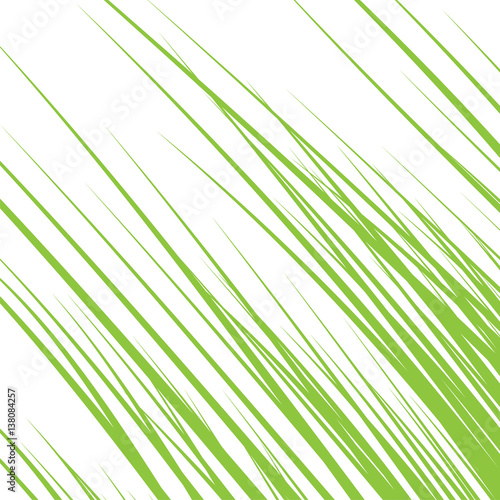 Silhouette of grass isolated on white background. Vector illustration.