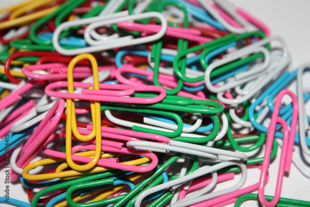 Colorful paperclips Colorful paperclips