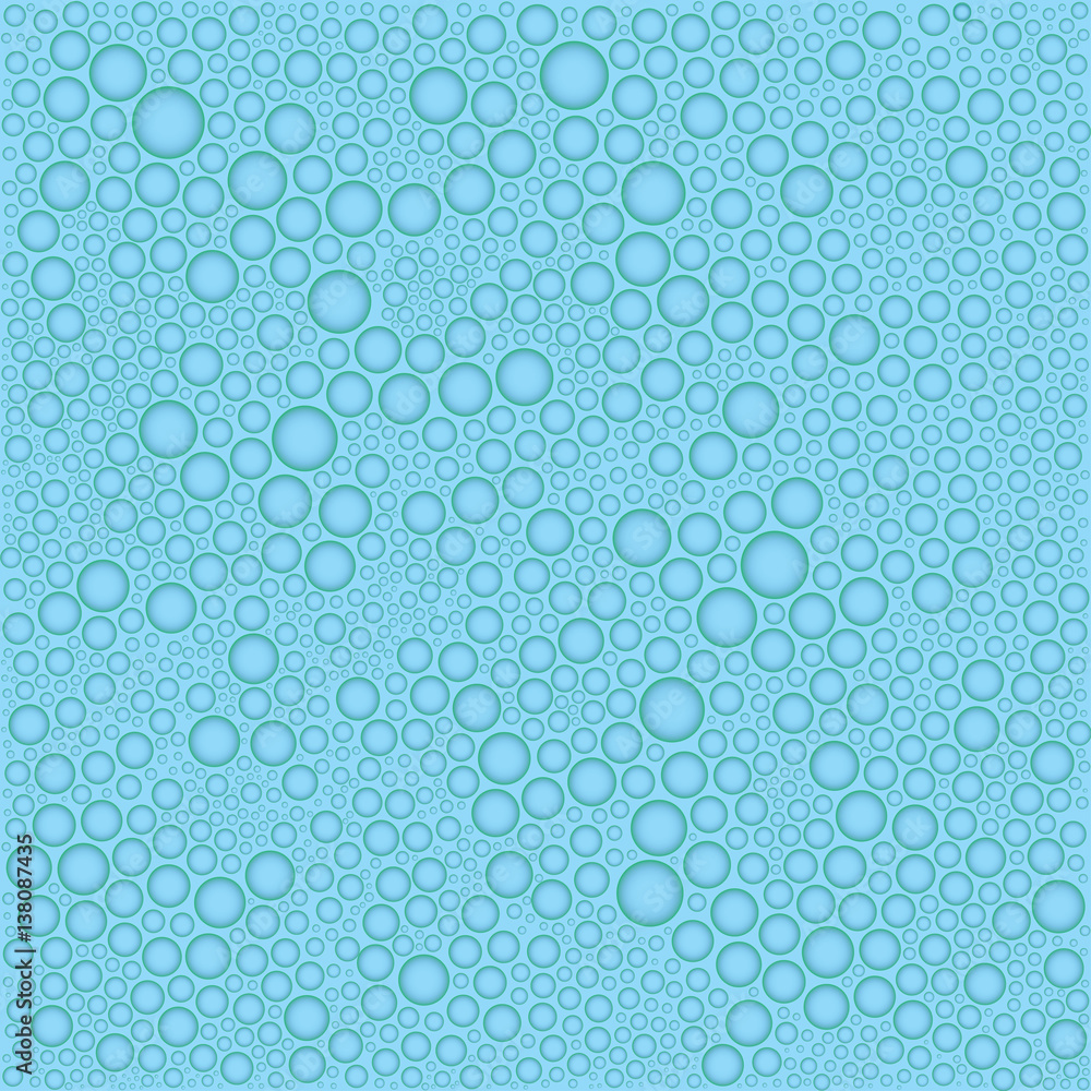 Abstract blue bubble background Abstract blue bubble background