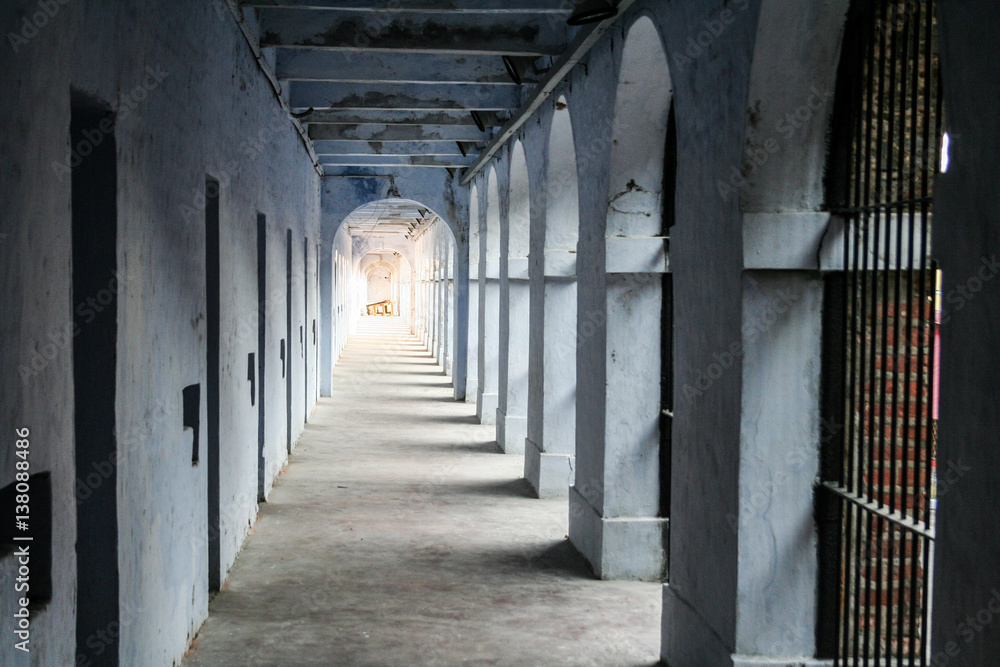 Column with corridor