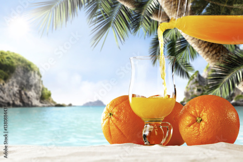 summer orange drink 