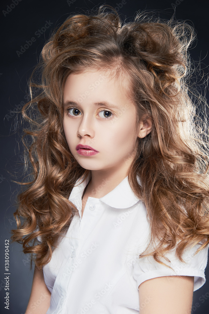 Fototapeta premium Beautiful little girl
