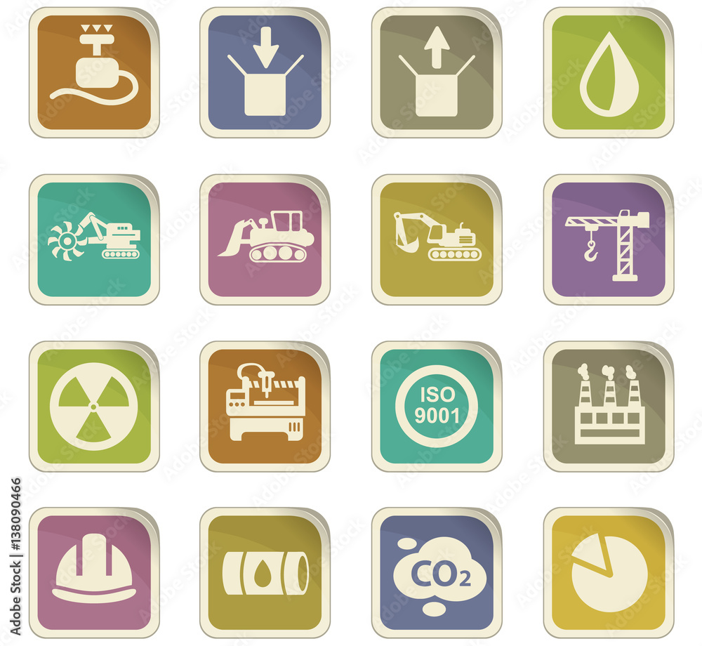 industry icon set industry icon set