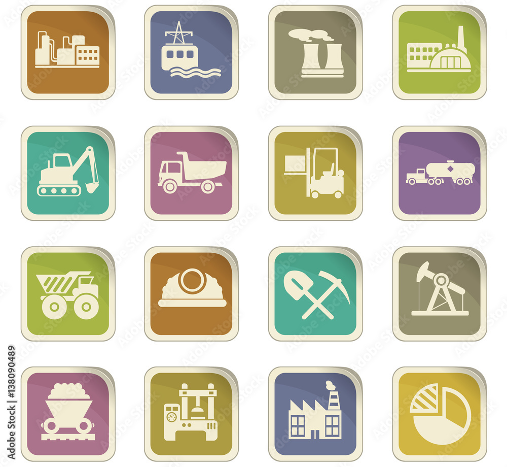 industry icon set industry icon set