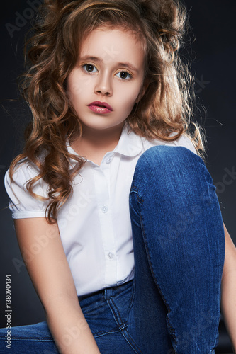 Fotografie Beautiful little girl