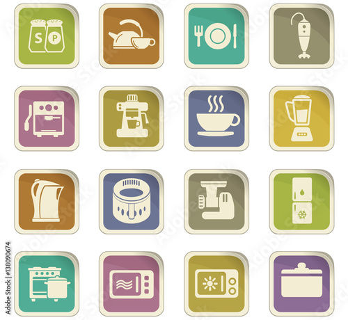 kitchen icon set