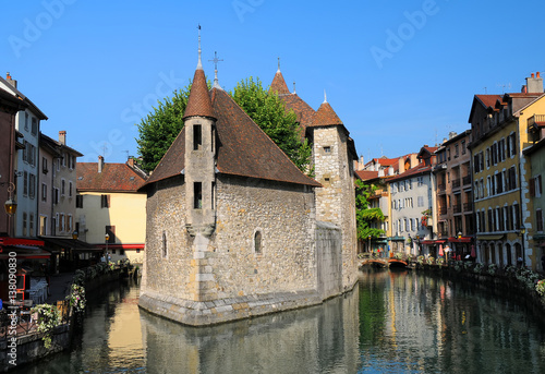 The Palais de l'Isle in Annecy, France