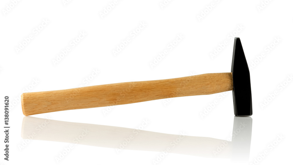 hammer with wooden handle