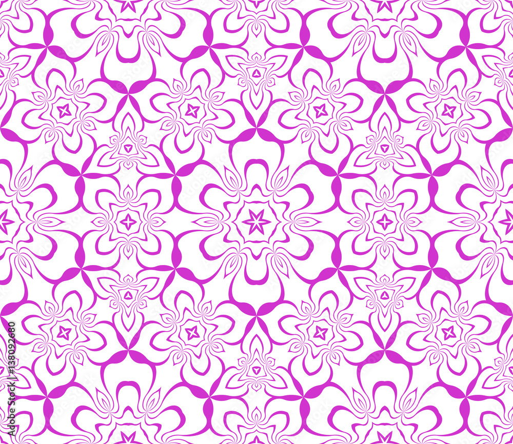 Pink floral background. Seamless pattern. Pink floral background. Seamless pattern.