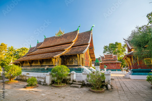 Wat Xieng Thong, the most popular temple in Luang Pra bang