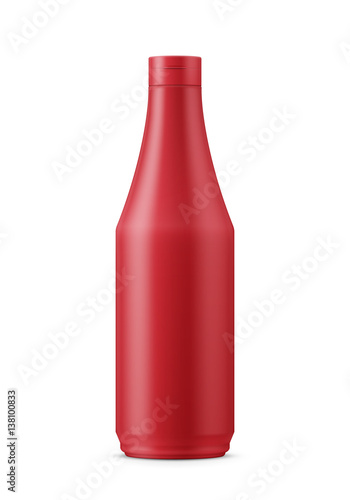 Red ketchup template.