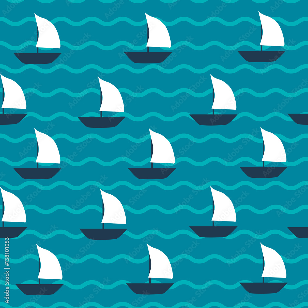 Naklejka premium Boats and ships