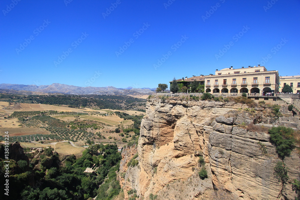 Beautiful landscape at Ronda  Spain