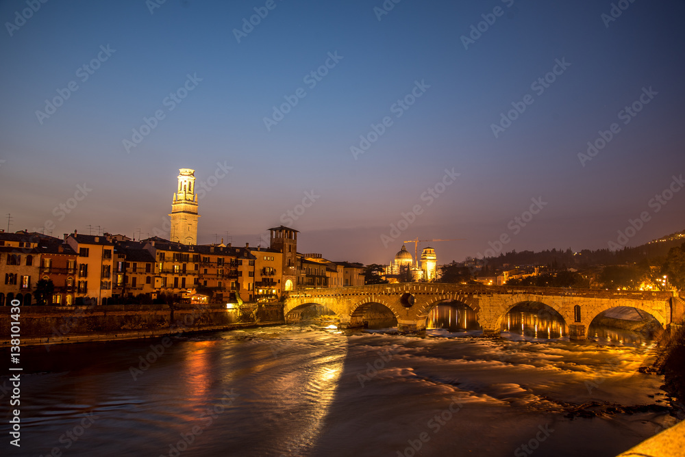 Verona nighttime 